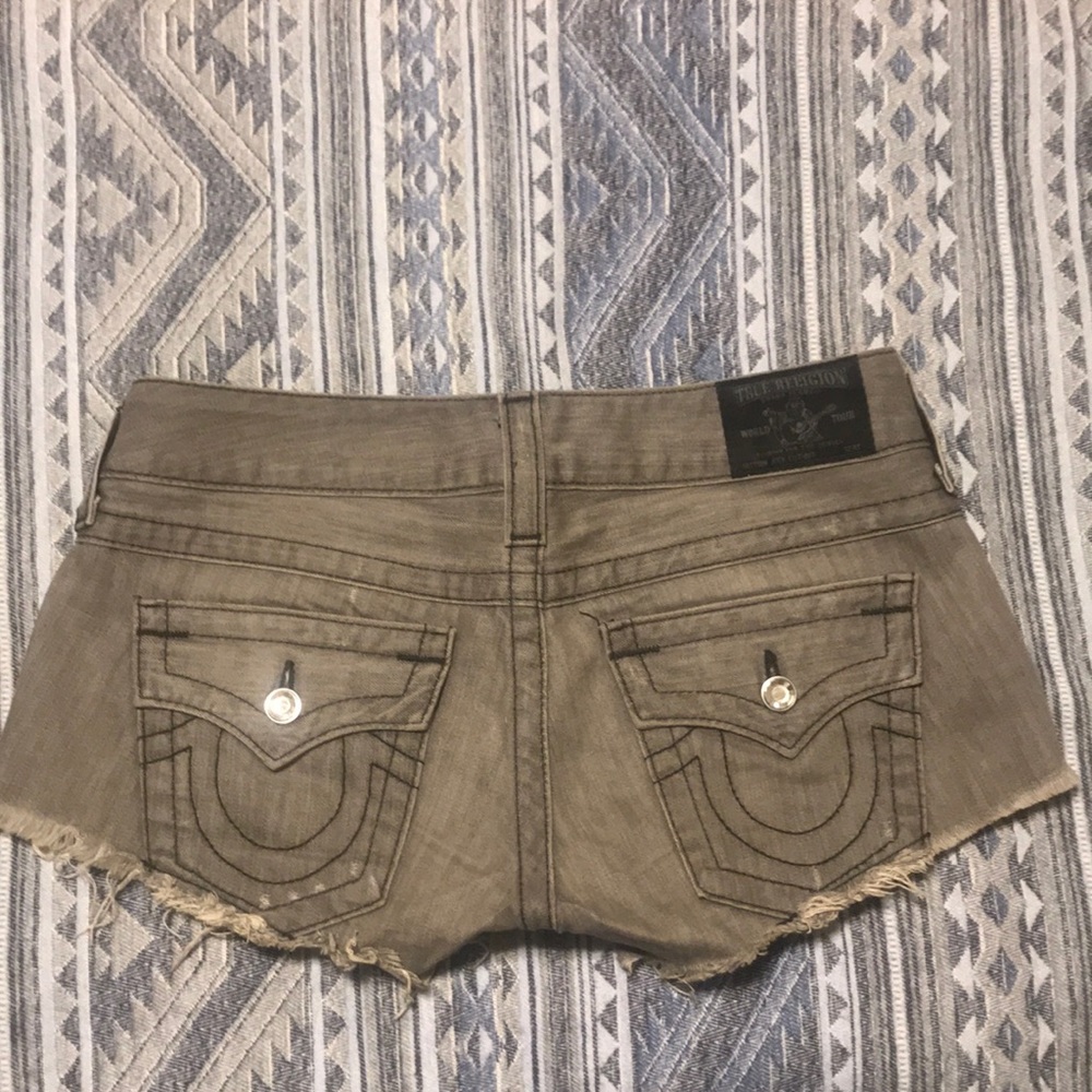 Authentic True Religion Joey Cut-Off Shorts